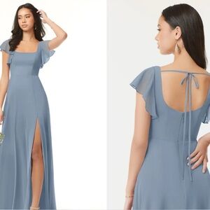 Azazie Dusty Blue Bridesmaid Dress